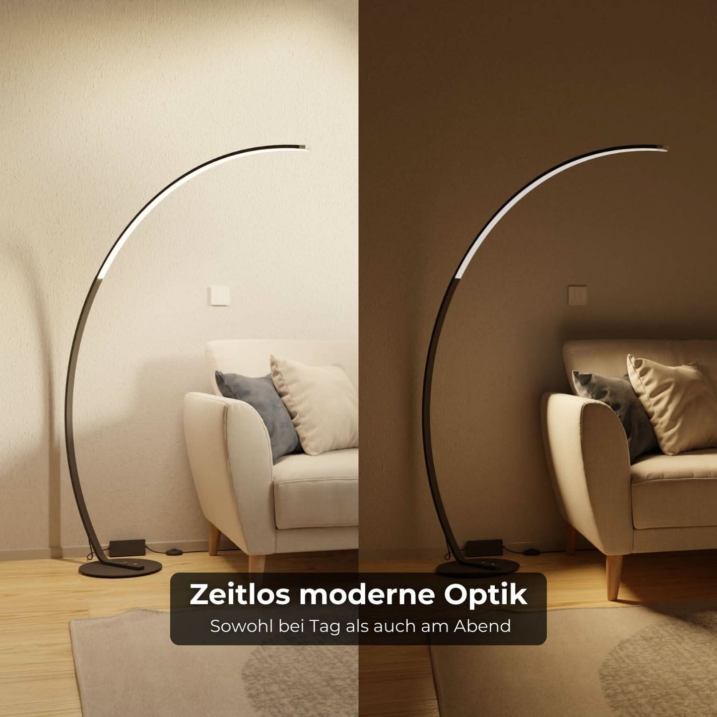 LED-Stehleuchte | Dimmbar | Memory-Funktion | Designer-Innenbeleuchtung