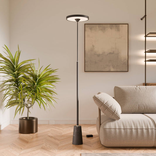 LED-Stehleuchte | Dimmbar | Up- & Downlight | Designer-Innenbeleuchtung