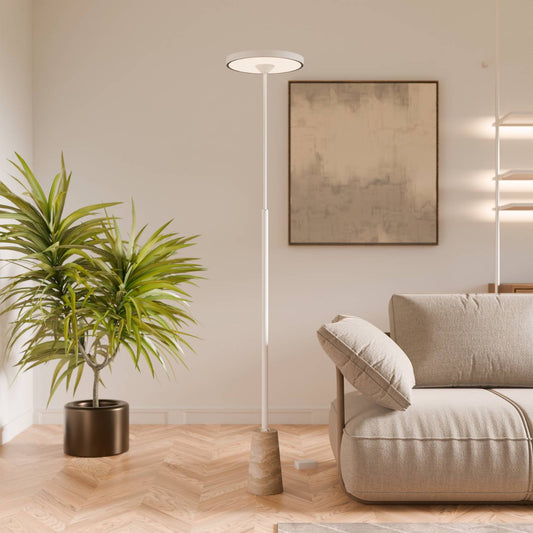 LED-Stehleuchte | Dimmbar | Up- & Downlight | Designer-Innenbeleuchtung