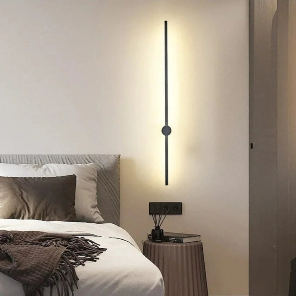 Nordic Linear LED Wandleuchte | Minimalistisches Wandlicht | Single & Double Line