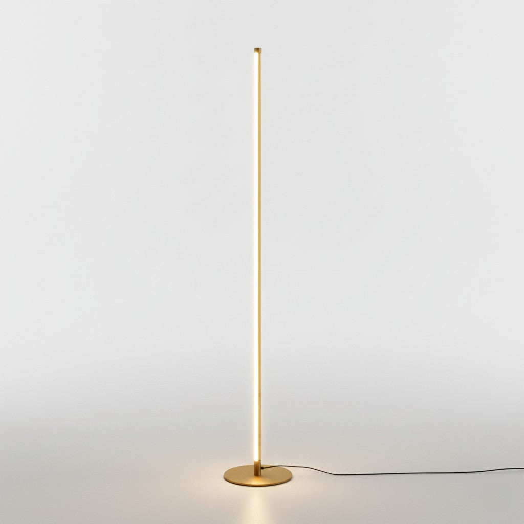 Golden Stehleuchte mit dimmbarer LED | Modern & Elegantes Design