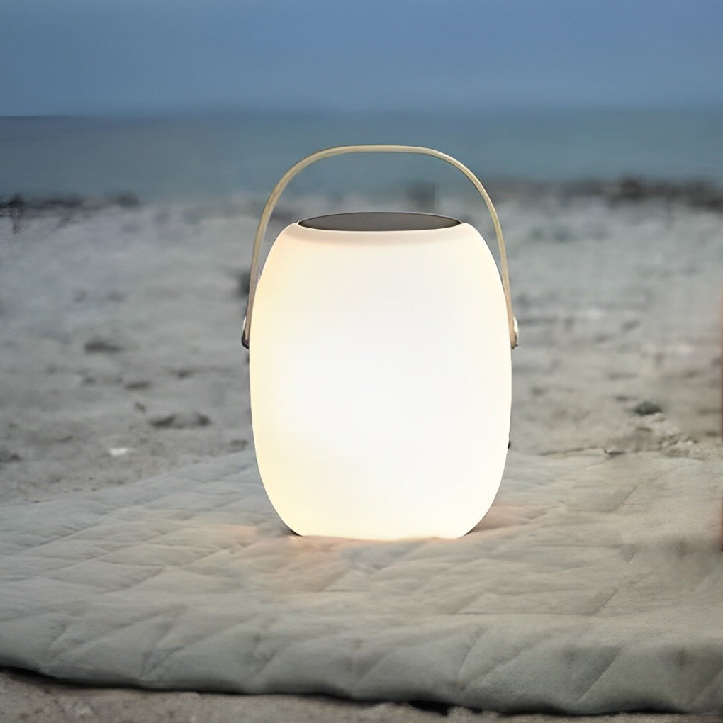 Tragbare Solar-Laterne Außen | LED 3000K | IP65 | Garten & Terrasse