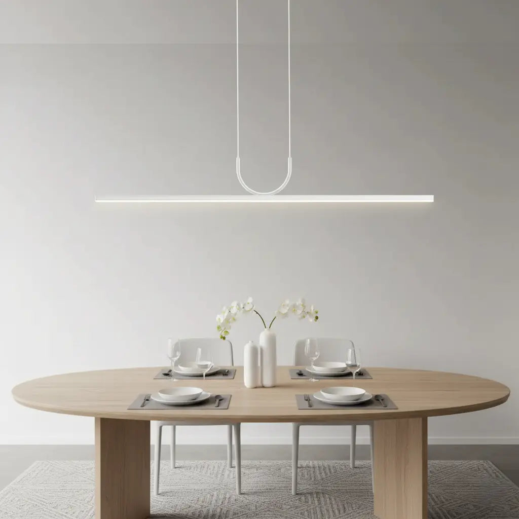 Design‑Pendelleuchte | Schwarz & Weiß | Höhenverstellbar | Esszimmer & Wohnzimmer