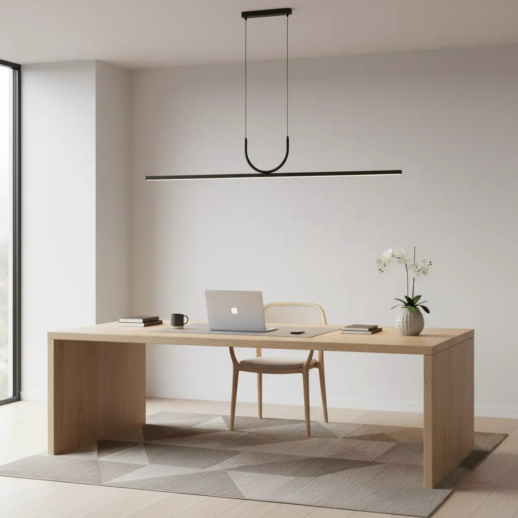 Design‑Pendelleuchte | Schwarz & Weiß | Höhenverstellbar | Esszimmer & Wohnzimmer