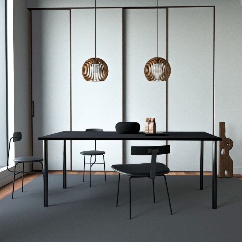 Pendelleuchte | Holzoptik | Warmweißes Licht | Wohnzimmer & Esszimmer