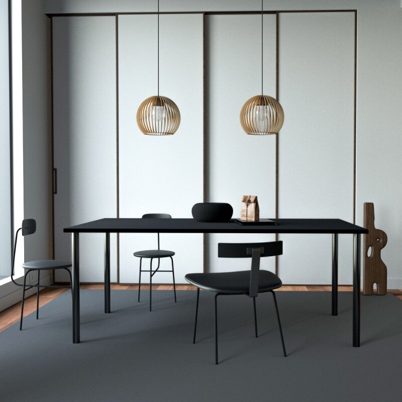 Pendelleuchte | Holzoptik | Warmweißes Licht | Wohnzimmer & Esszimmer