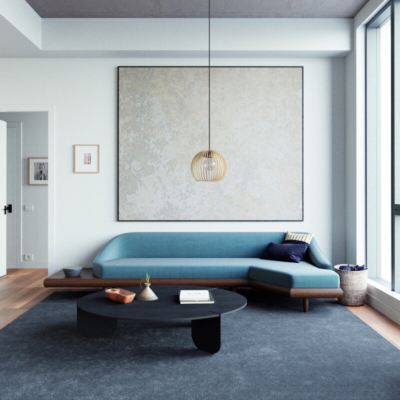 Pendelleuchte | Holzoptik | Warmweißes Licht | Wohnzimmer & Esszimmer