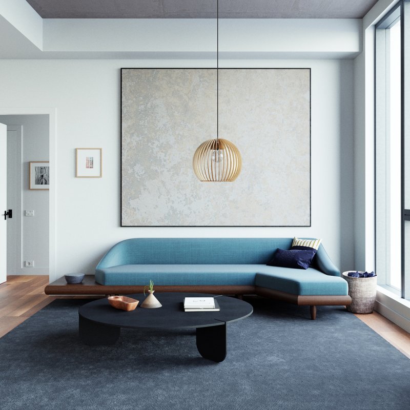 Pendelleuchte | Holzoptik | Warmweißes Licht | Wohnzimmer & Esszimmer