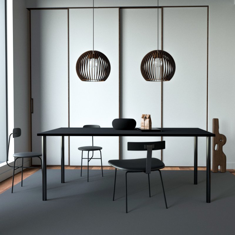 Pendelleuchte | Holzoptik | Warmweißes Licht | Wohnzimmer & Esszimmer