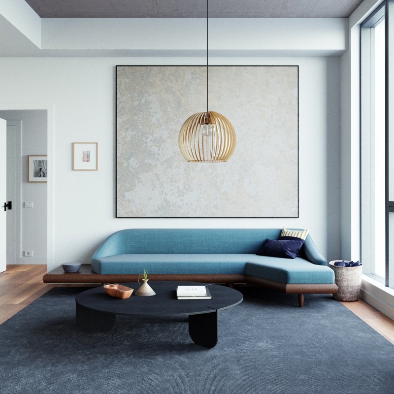 Pendelleuchte | Holzoptik | Warmweißes Licht | Wohnzimmer & Esszimmer