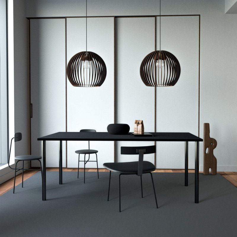 Pendelleuchte | Holzoptik | Warmweißes Licht | Wohnzimmer & Esszimmer