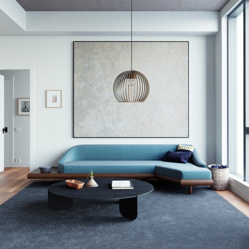 Pendelleuchte | Holzoptik | Warmweißes Licht | Wohnzimmer & Esszimmer