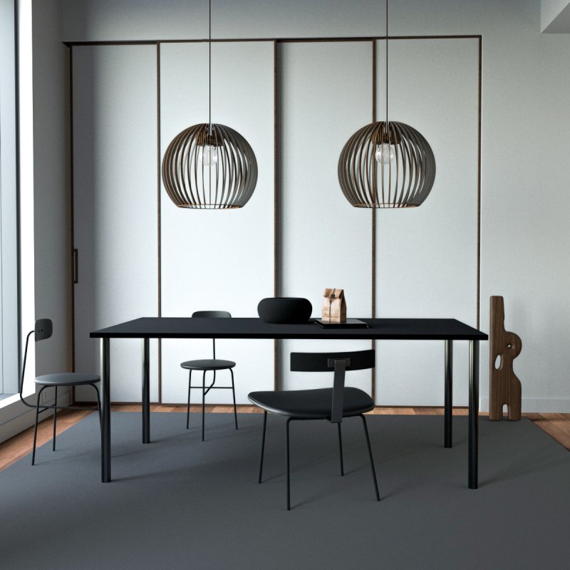 Pendelleuchte | Holzoptik | Warmweißes Licht | Wohnzimmer & Esszimmer