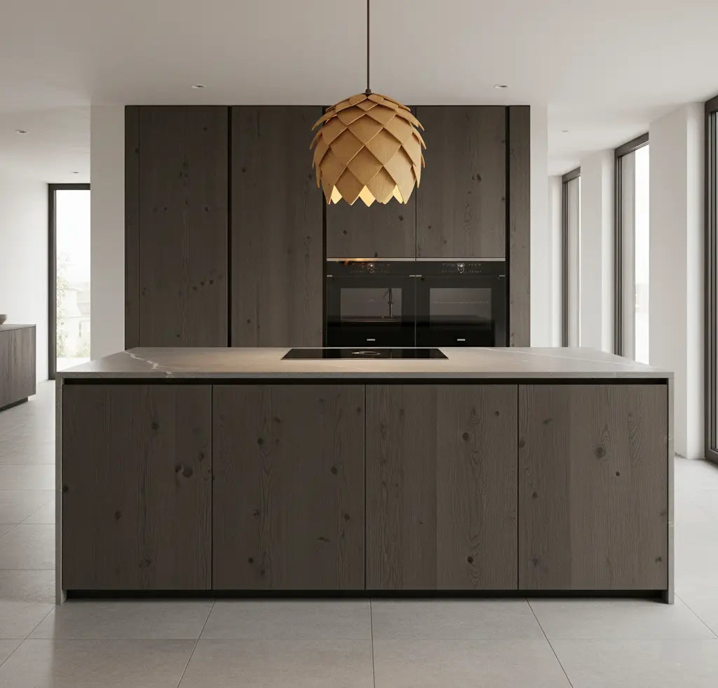 Pendelleuchte | Eichenholz | Natürliches Design | Wohnzimmer & Esszimmer