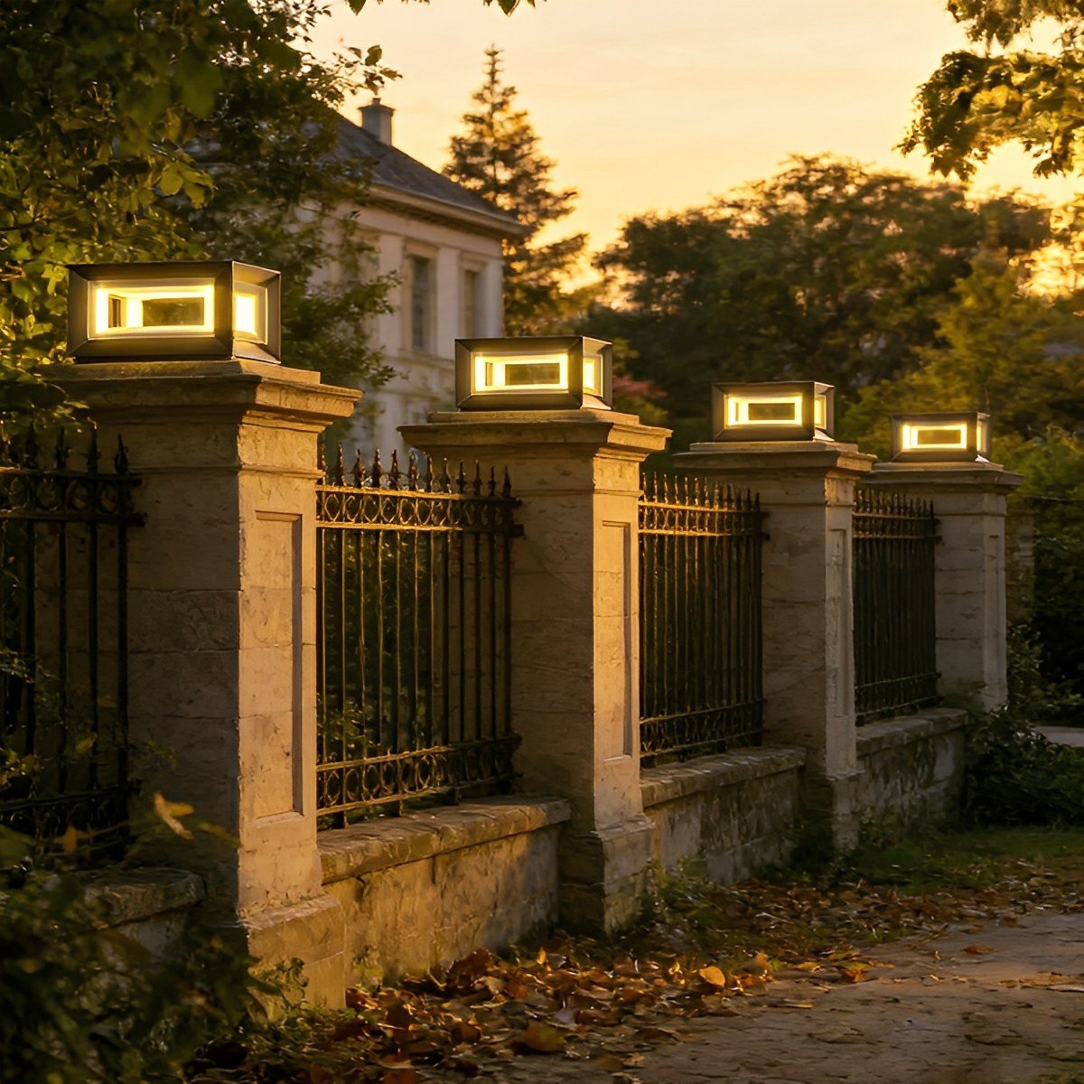 Solar-Pfostenleuchte Außen | LED 3000K | IP65 | Garten & Einfahrt