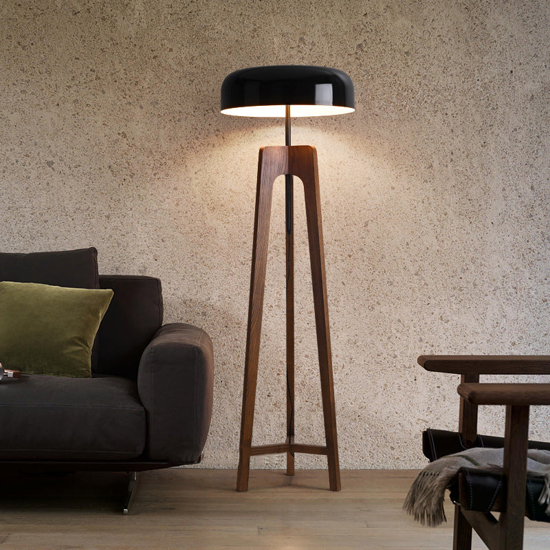 Stehlampe Holz Tripod | Skandinavisch | E27 | Warmweiß