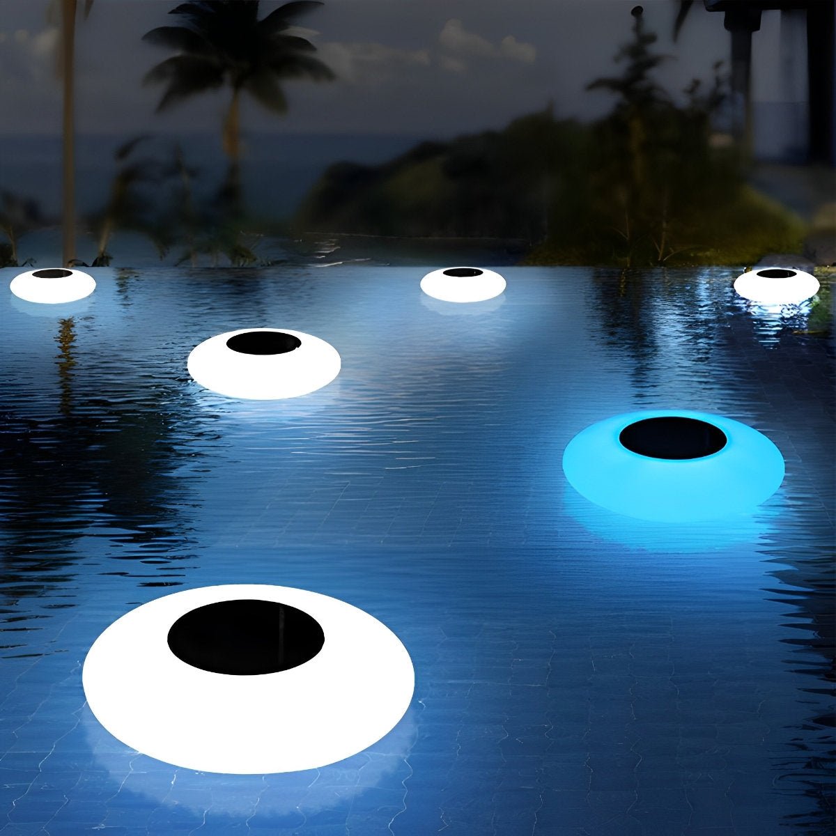 Solar-RGB Gartenleuchte Kugel | 16 Farben LED | IP67 Wasserdicht | Außenleuchte