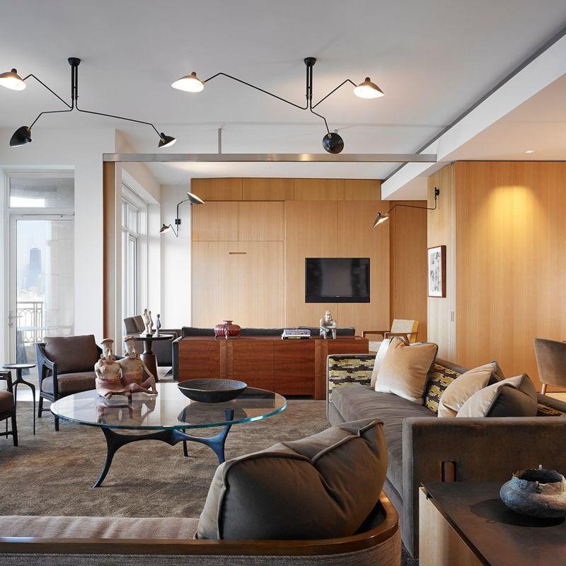 Deckenleuchte | Modernes Design | Verstellbare Arme | Metall | Mehrflammige Beleuchtung