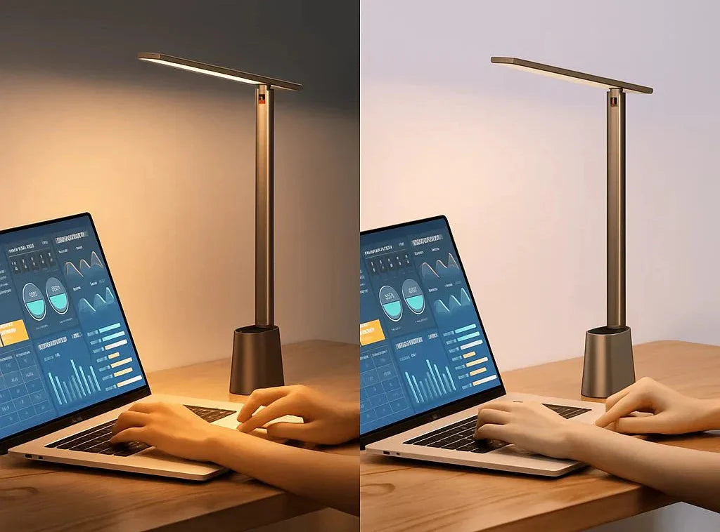 Faltbare LED-Schreibtischlampe | Wiederaufladbar | Dimmbar | Kabellos