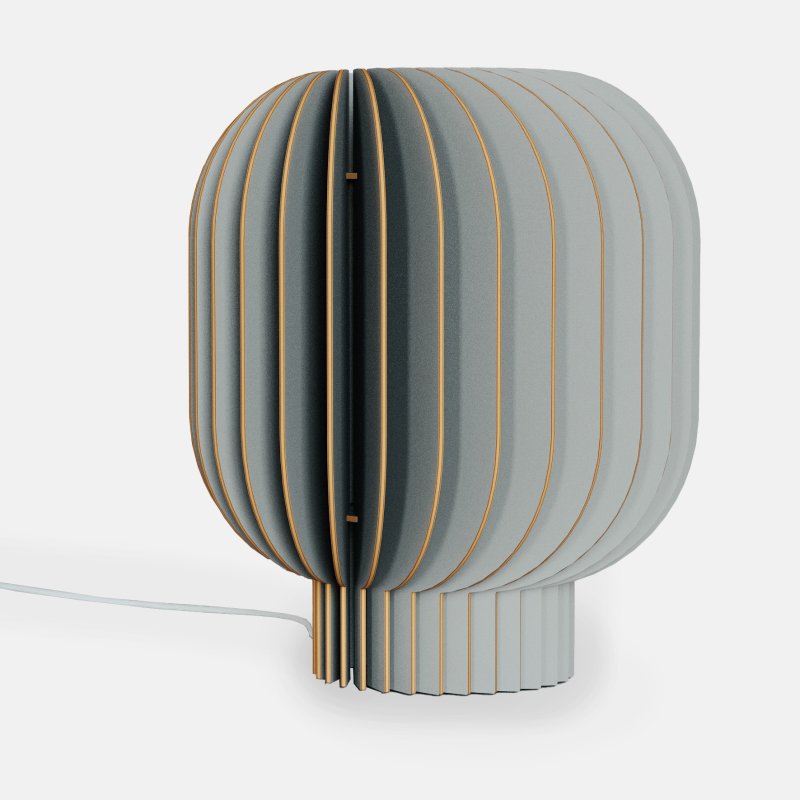 Tischleuchte | Holzlamellen | Warmweißes Licht | Wohnzimmer & Schlafzimmer