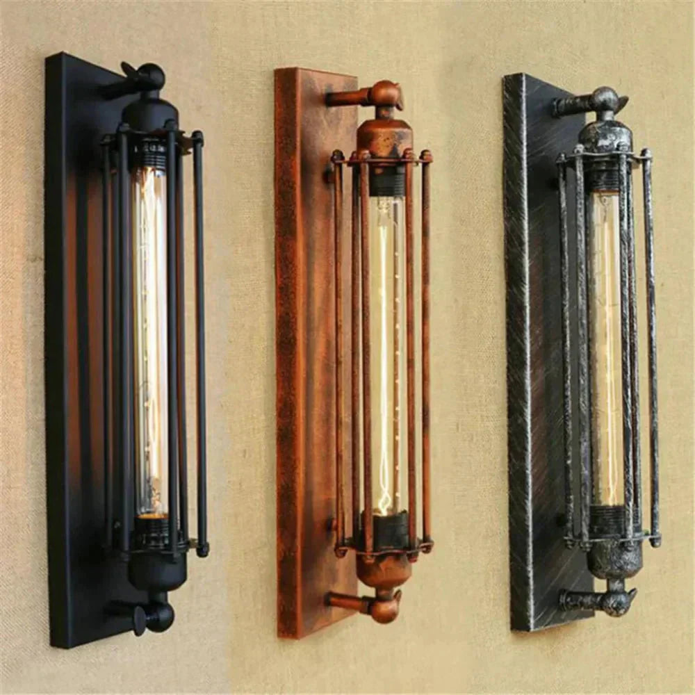 LED-Wandleuchte Industrial | Metall | Warmweiß | Wandmontage