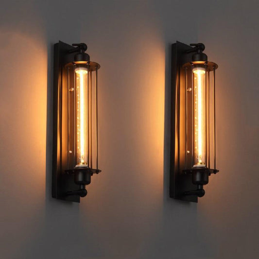 LED-Wandleuchte Industrial | Metall | Warmweiß | Wandmontage