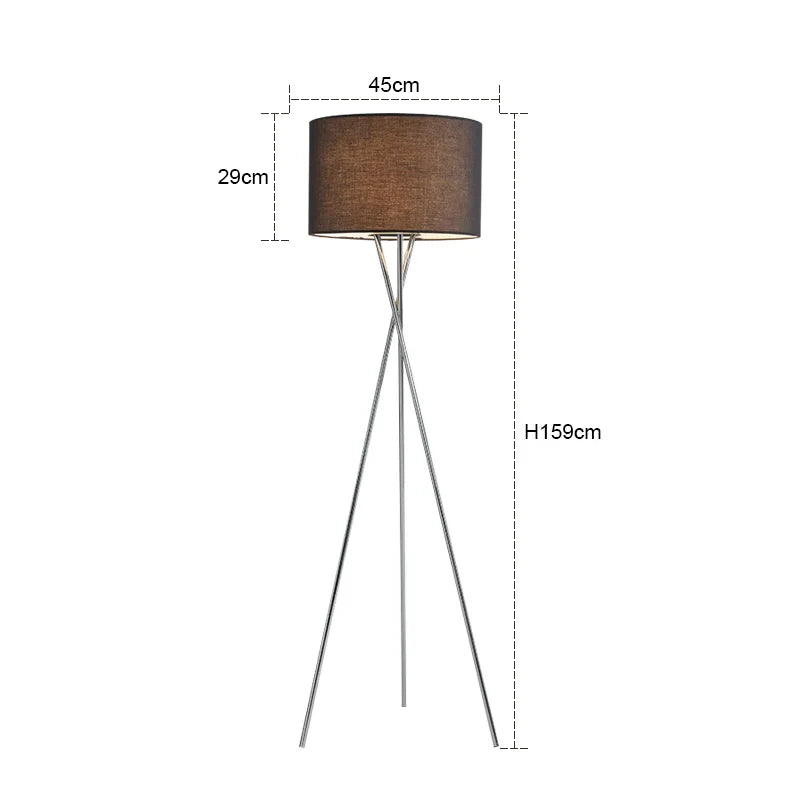 Skandinavische Stehlampe | Mit Fernbedienung | Wohnzimmer & Schlafzimmer