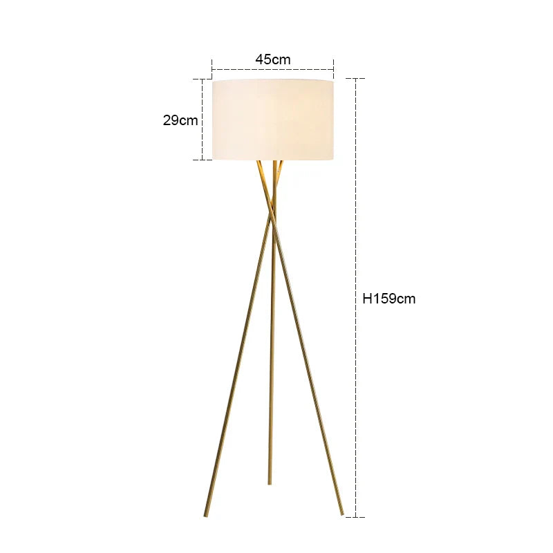 Skandinavische Stehlampe | Mit Fernbedienung | Wohnzimmer & Schlafzimmer