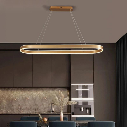 Küchen-Luster | Roségold Finish | LED-Licht | Modern & Elegant