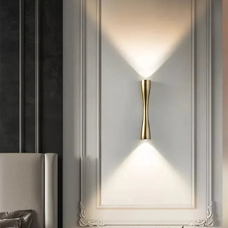 Wandleuchte | Lattenwand / Innen & Außen | IP65 | Wohnzimmer & Terrasse