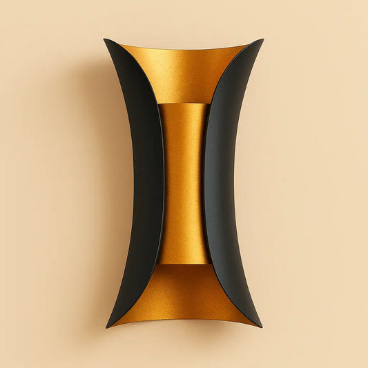 Außen-Wandleuchte | Schwarz | Wetterfest | LED-Licht