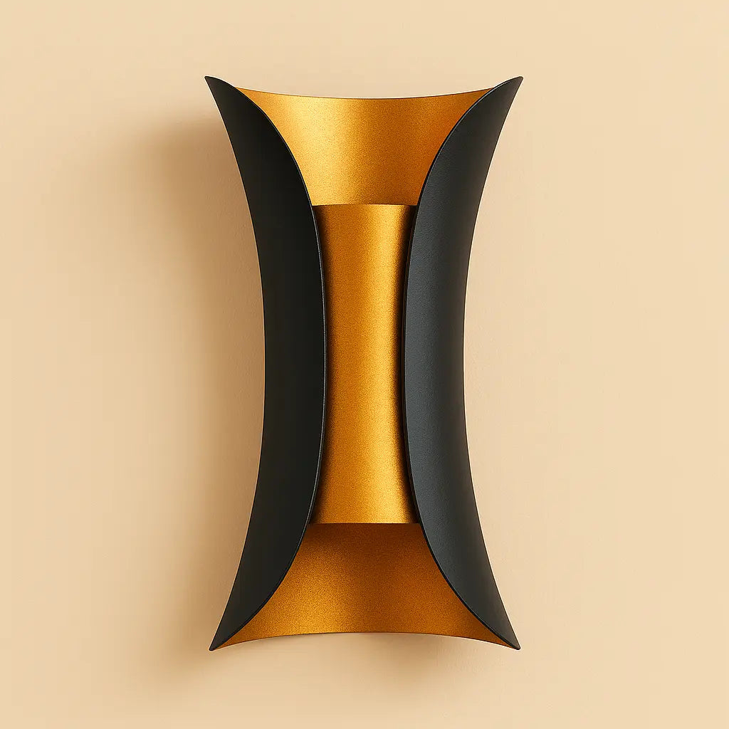 Außen-Wandleuchte | Schwarz | Wetterfest | LED-Licht