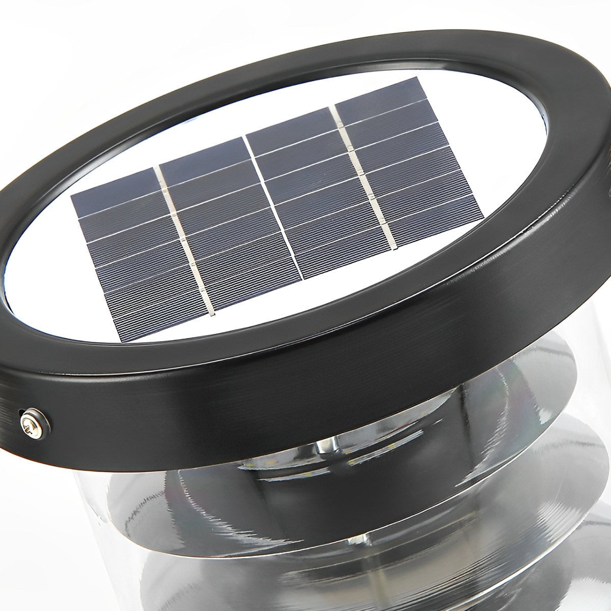 Solar-Pollerleuchte Außen | LED 3 Lichtfarben | IP65 | Garten & Wege