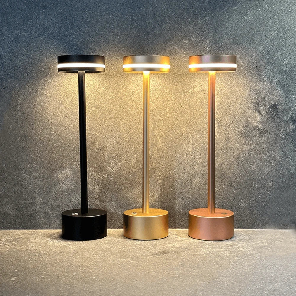 Kabellose LED‑Tischlampe | Design & Ambientelicht | Touch‑Dimmbar